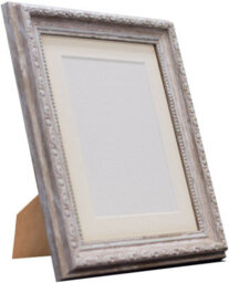 Frames By Post Shabby Chic Distressed Wood With Ivory Mount For Image Size 7 X 5 Inch - thumbnail 3