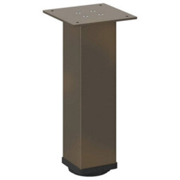 Berkfield Coffee Table Legs 4 Pcs Natural Steel 30-32 Cm Steel - thumbnail 4