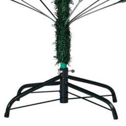 Berkfield Artificial Christmas Tree With Leds&ball Set Green 210 Cm Pvc - thumbnail 4