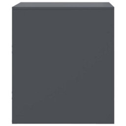 Vidaxl Bedside Cabinets 2 Pcs Anthracite 34.5X39X44 Cm Steel - thumbnail 8
