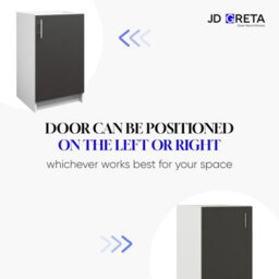 Jd Greta Kitchen Wall Unit 300mm Storage Cabinet With Doors And Shelf 30Cm - Navy Matt - thumbnail 5