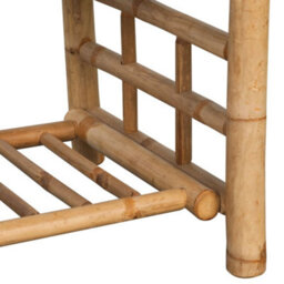 Berkfield Coffee Table Bamboo 90X50X45 Cm - thumbnail 4