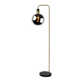 Lucide Julius Glass Floor Lamp Black