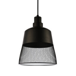Happy Homewares Industrial Vintage Pendant Light Shade With Wire Mesh Grill Design - thumbnail 1
