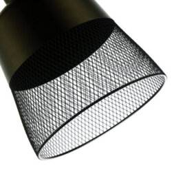 Happy Homewares Industrial Vintage Pendant Light Shade With Wire Mesh Grill Design - thumbnail 3