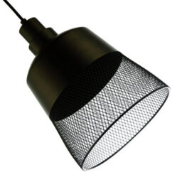Happy Homewares Industrial Vintage Pendant Light Shade With Wire Mesh Grill Design - thumbnail 4