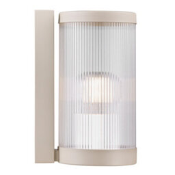 Nordlux Coupar Outdoor Patio Terrace Garden Wall Light In Sand (Diam) 13Cm - thumbnail 2