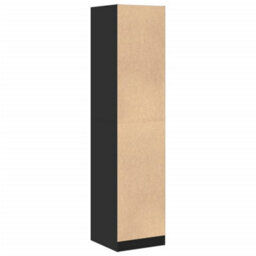 Walplus Apothecary Cabinet Black 40X41X174.5 Cm Engineered Wood - thumbnail 7