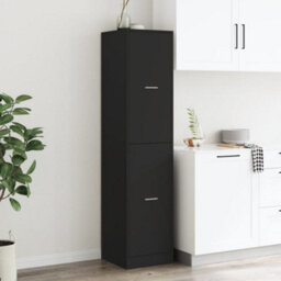 Walplus Apothecary Cabinet Black 40X41X174.5 Cm Engineered Wood - thumbnail 4