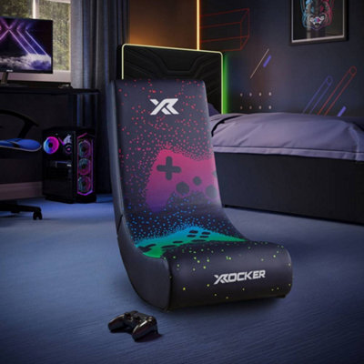 X Rocker Video Rocker Gaming Chair For Kids - Pixel Black - image 1