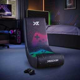 X Rocker Video Rocker Gaming Chair For Kids - Pixel Black - thumbnail 1