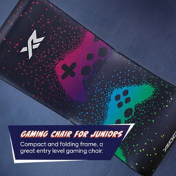 X Rocker Video Rocker Gaming Chair For Kids - Pixel Black - thumbnail 3