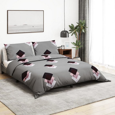 Walplus Duvet Cover Set Grey 220X240 Cm Cotton - image 1
