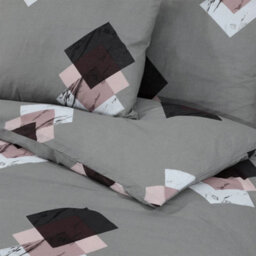 Walplus Duvet Cover Set Grey 220X240 Cm Cotton - thumbnail 5
