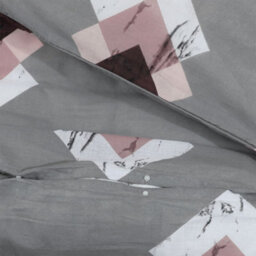 Walplus Duvet Cover Set Grey 220X240 Cm Cotton - thumbnail 4