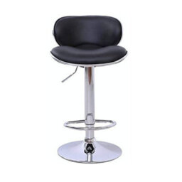 Evre Bar Stool Faux Leather Adjustable Height With Swivel Seat For Pub Kitchen Reception (Pack Of 2)) - thumbnail 6