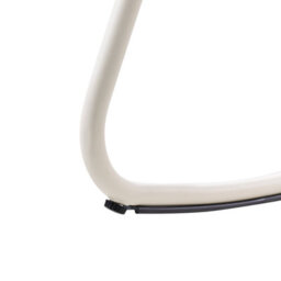 Beliani Verdant Home Garden Rocking Chair - Off White Powder-Coated Aluminium, Slatted Seat And Back, W66 X D96 X H92Cm - thumbnail 6