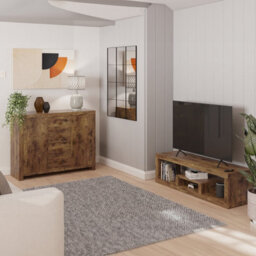 Gfw Jakarta Wall Mount/floor Lowboard Tv Unit - thumbnail 2