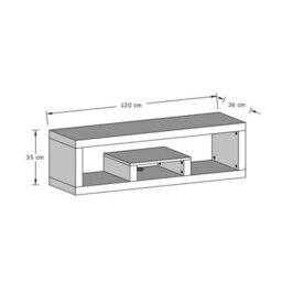 Gfw Jakarta Wall Mount/floor Lowboard Tv Unit - thumbnail 6