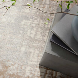 Xample Calvin Klein Rush Ivory Taupe Rug 244X305Cm Extra Large Modern Abstract Machine Woven Low Pile Luxury Neutral Rug - thumbnail 2