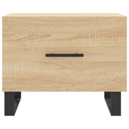 Walplus Coffee Tables 2 Pcs Sonoma Oak 50X50X40 Cm Engineered Wood - thumbnail 6