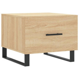 Walplus Coffee Tables 2 Pcs Sonoma Oak 50X50X40 Cm Engineered Wood - thumbnail 5