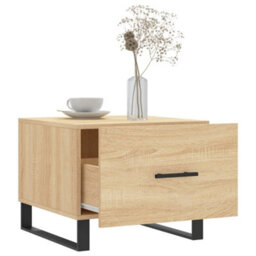 Walplus Coffee Tables 2 Pcs Sonoma Oak 50X50X40 Cm Engineered Wood - thumbnail 4