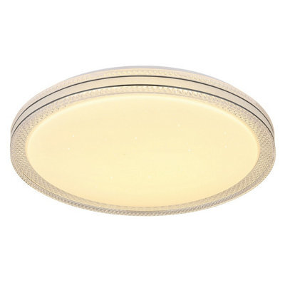 Luminosa Lighting Luminosa Veleno Flush Ceiling Light White Led 3000K - image 1