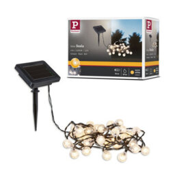 Paulmann 94874 Solar Fairy Lights Soala Ip44 3000K 30X3Lm Black - thumbnail 1