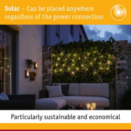 Paulmann 94874 Solar Fairy Lights Soala Ip44 3000K 30X3Lm Black - thumbnail 6