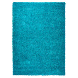 "Bravich Teal Thick Shaggy Rug - California - 200X290Cm (6'8""x9'7"")" - thumbnail 2