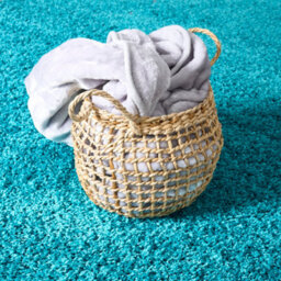 "Bravich Teal Thick Shaggy Rug - California - 200X290Cm (6'8""x9'7"")" - thumbnail 7