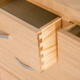 London Oak 2 Over 4 Chest Of Drawers Fully Assembled - By Roseland Furniture - thumbnail 5