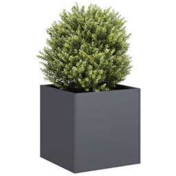 Walplus Planter Anthracite 40X40X40 Cm Cold-Rolled Steel - thumbnail 1