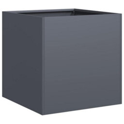 Walplus Planter Anthracite 40X40X40 Cm Cold-Rolled Steel - thumbnail 2