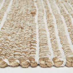 Homescapes Arlyn Natural Striped Handwoven Jute Rug, 60 X 90 Cm - thumbnail 4
