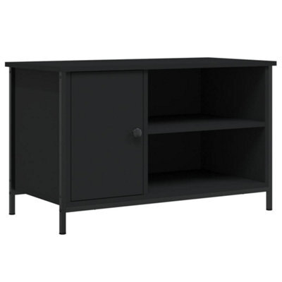 Berkfield Industrial Tv Cabinet Black 80X40X50 Cm Engineered Wood - image 1