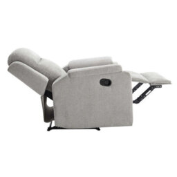 More4Homes Orka 1 Seater Fabric Manual Recliner Chair Grey - thumbnail 6