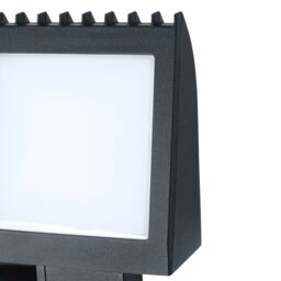 GoodHome Parksville Ar0218-2B Black Mains-Powered Cool White Outdoor Led Pir Floodlight 2600Lm - thumbnail 4