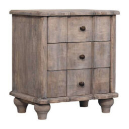 Artisan Furniture Solid Wood Beaumont Curved Nightstand - thumbnail 2