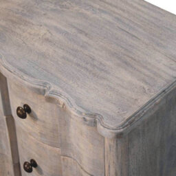 Artisan Furniture Solid Wood Beaumont Curved Nightstand - thumbnail 4