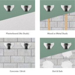 "Avf Premium Flat Tv Mount For Any Wall, For Tvs 37-100""" - thumbnail 7