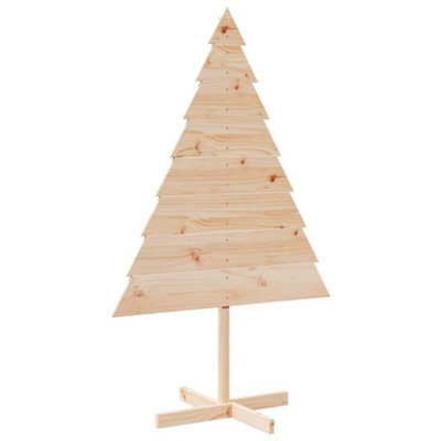Berkfield Versatile Wooden Christmas Tree For Decoration 150 Cm Solid Wood - image 1