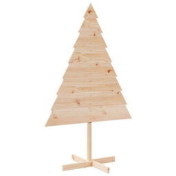 Berkfield Versatile Wooden Christmas Tree For Decoration 150 Cm Solid Wood - thumbnail 1
