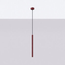 Sollux Lighting Arche Steel Burgundy 1 Lights Modern Pendant Lamps - thumbnail 2