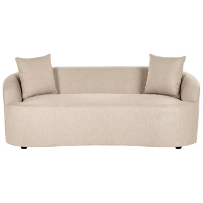 Beliani Modern Sofa Amal Fabric Beige - image 1