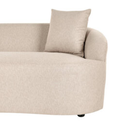 Beliani Modern Sofa Amal Fabric Beige - thumbnail 6