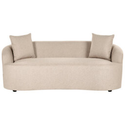 Beliani Modern Sofa Amal Fabric Beige - thumbnail 1