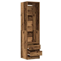 Walplus Wardrobe Old Wood 50X50X200 Cm Engineered Wood - thumbnail 7