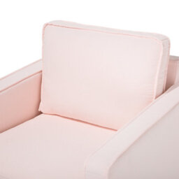 Beliani  Armchair Vind Fabric Pink - thumbnail 8